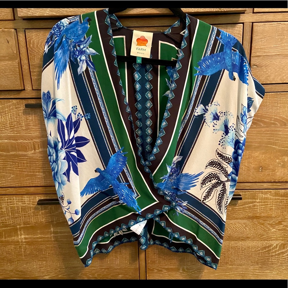 Farm rio size small blouse